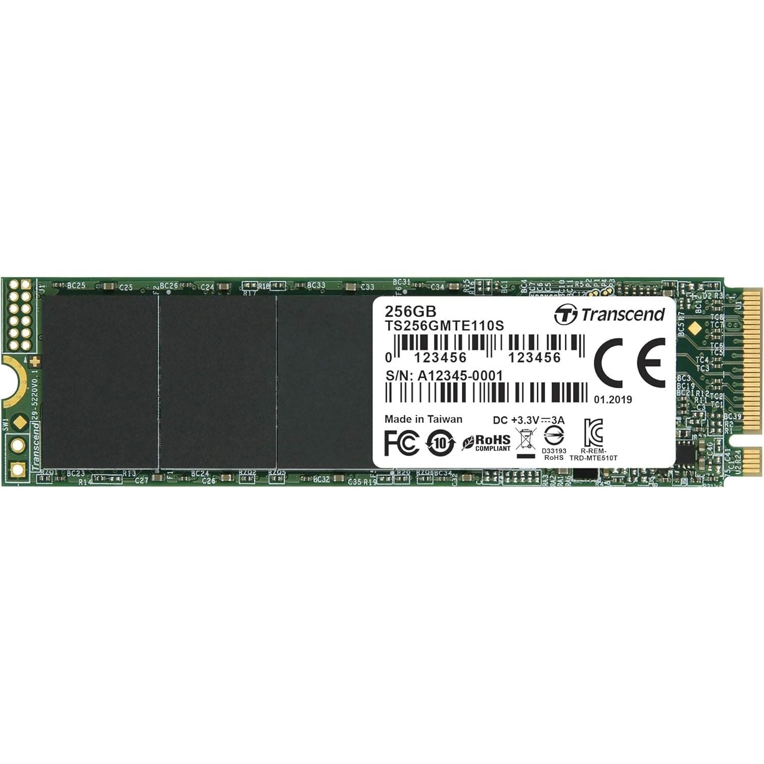 Buy Transcend,Transcend MTE110S 256 GB NVMe PCIe Gen3 x4 M.2 2280 Internal Solid State Drive (SSD) 3D TLC NAND (TS256GMTE110S) - Gadcet UK | UK | London | Scotland | Wales| Ireland | Near Me | Cheap | Pay In 3 | RAM